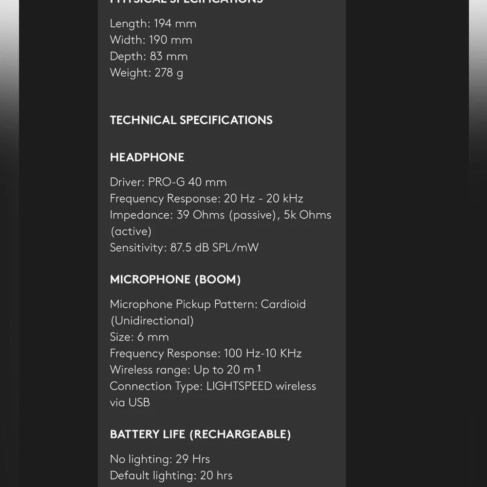 Logitech G733 Lightspeed Wireless Gaming Headset